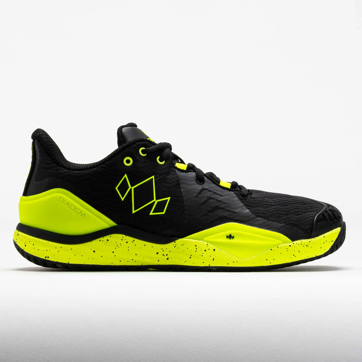 Court Burst Black and Yellow Men's Tennis Shoe