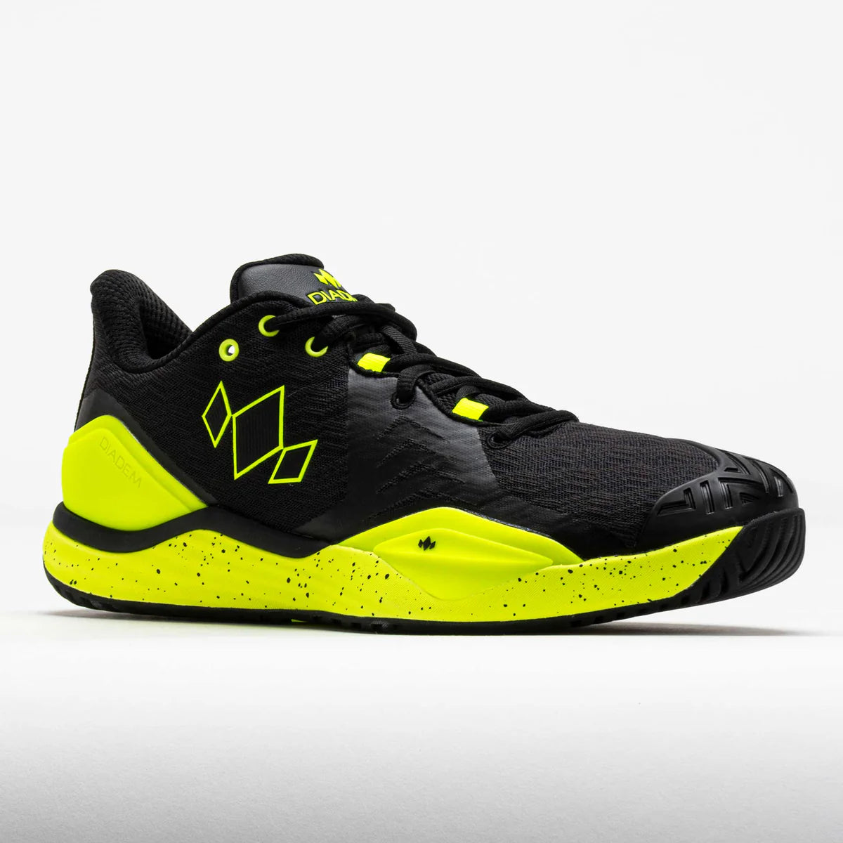 Court Burst Black and Yellow Men's Tennis Shoe