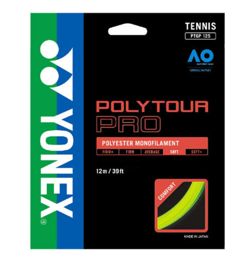 Yonex Polytour Pro 1.20/17G Tennis String - Pack