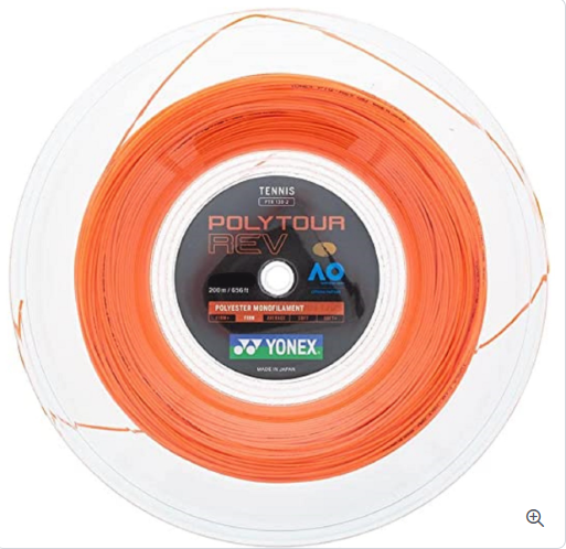 Yonex Polytour Rev Tennis String - Reel
