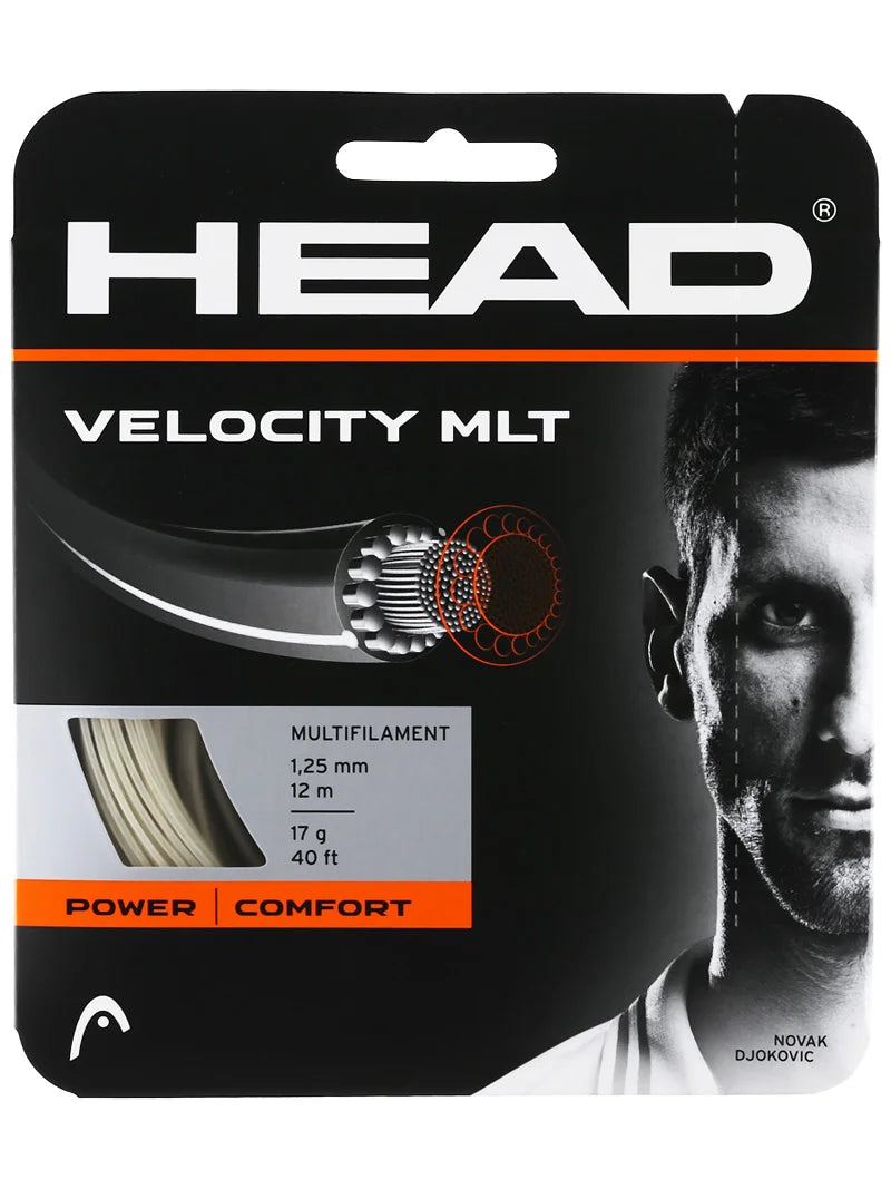 Head Velocity MLT 1.25/17G Tennis String - Pack