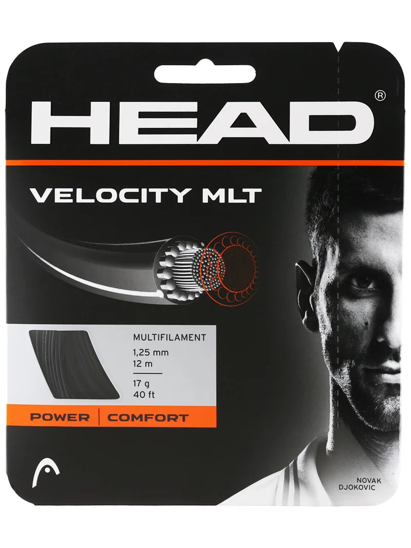 Head Velocity MLT 1.25/17G Tennis String - Pack