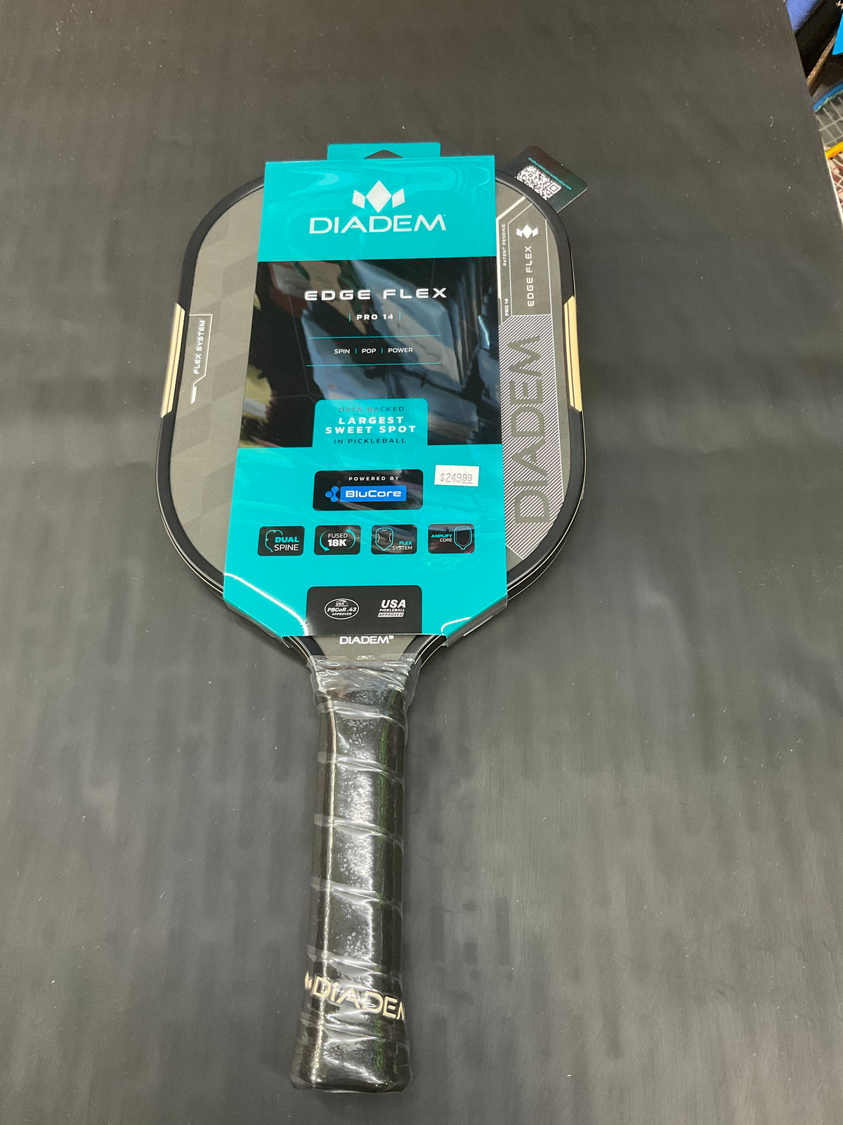 Diadem Edge Flex Pro 14 Pickleball Paddle(Sand)