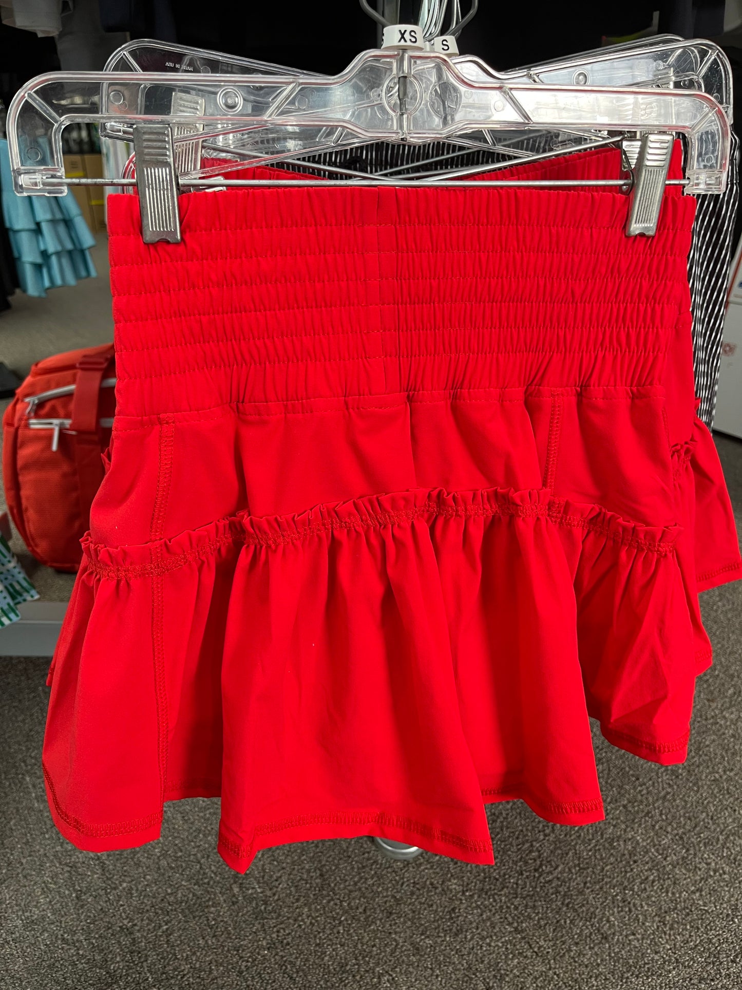 The Bubble Lawley Skirt Red