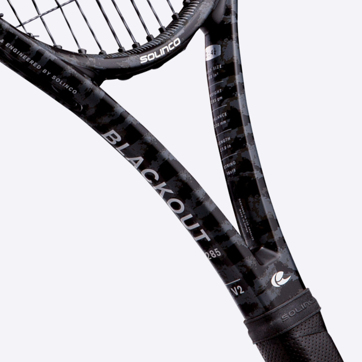 Solinco Blackout 285 v2 Tennis Racquet Unstrung