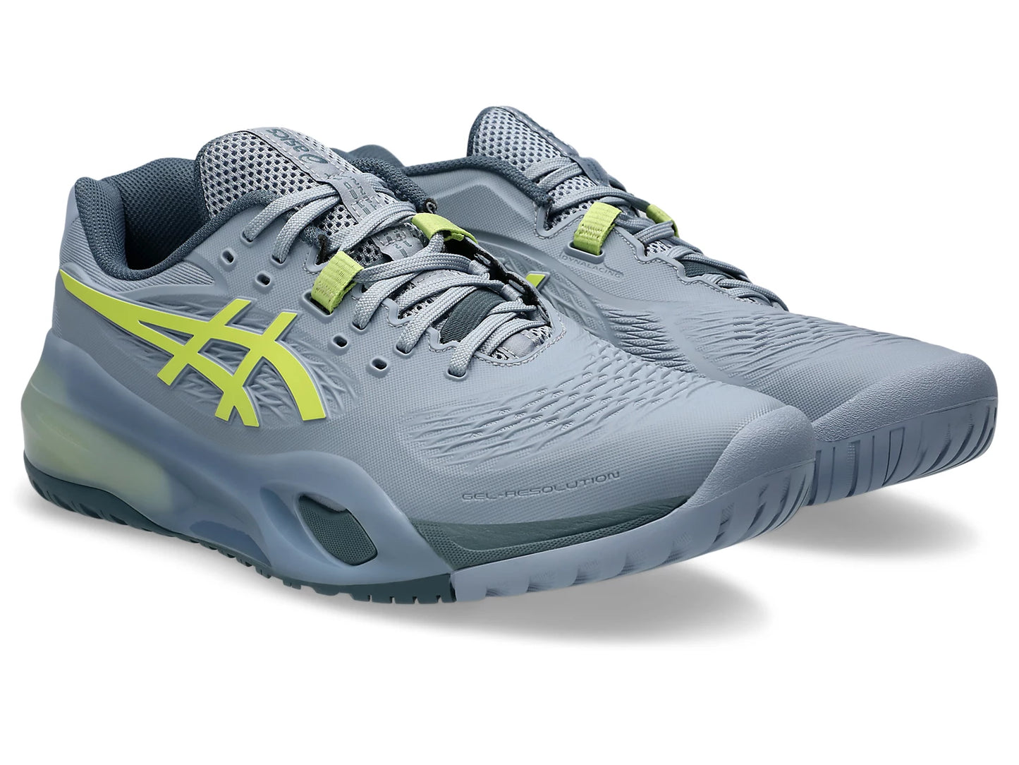 ASICS Gel-Resolution X Mens Court Shoes - Grey Blue/Pistachio