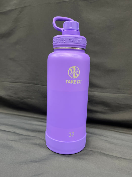 Takeya Water Bottle 32oz Purple