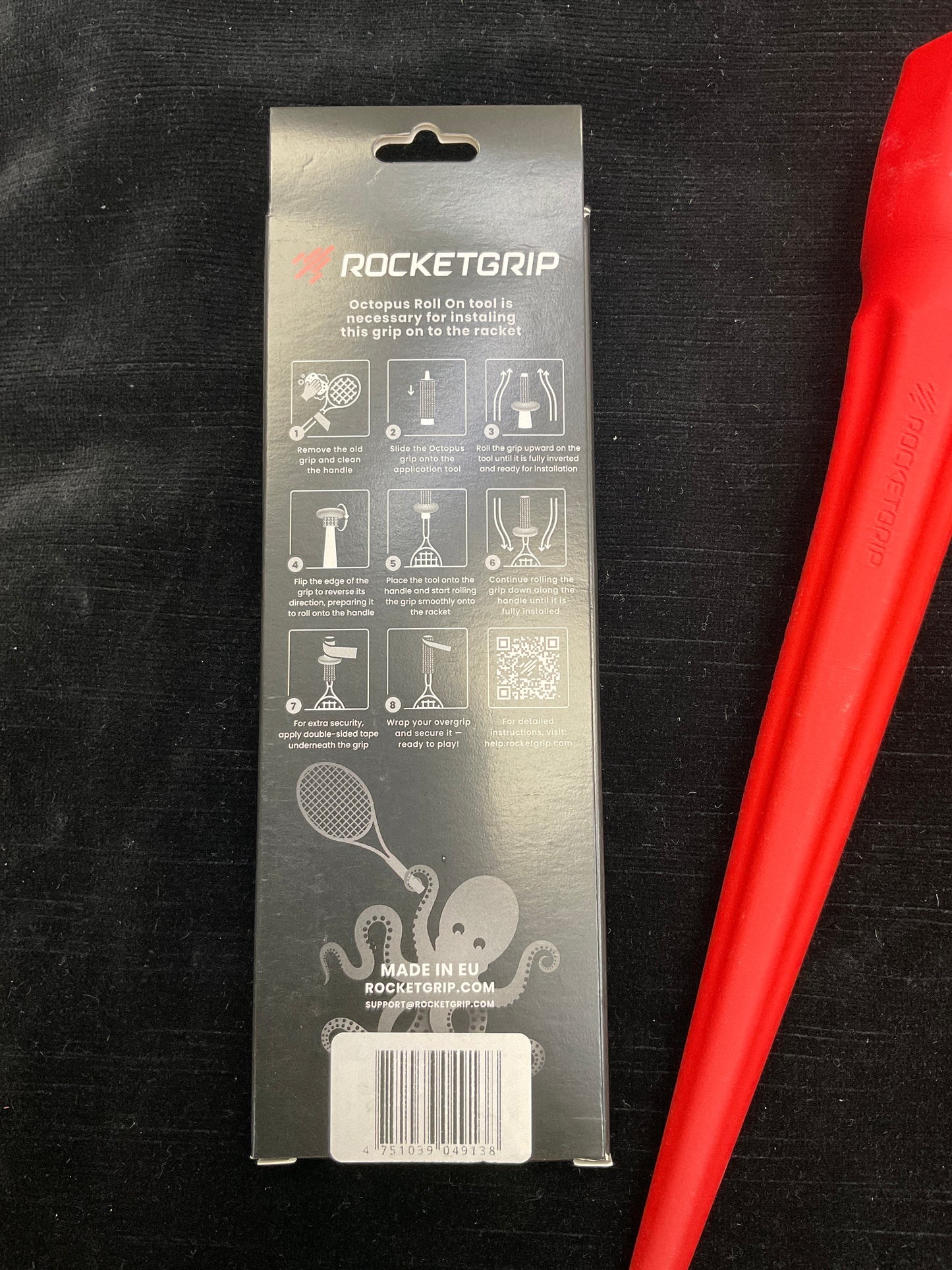 RocketGrip Octopus Replacement Grip for Pickleball (GREEN)