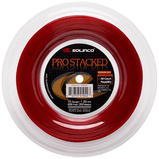 Solinco Pro Stacked 16 Gauge/1.30 mm 200 Meter Tennis String Reel