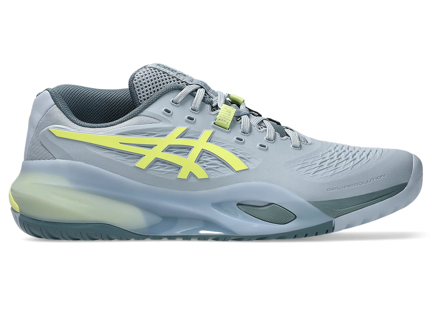 ASICS Gel-Resolution X Mens Court Shoes - Grey Blue/Pistachio