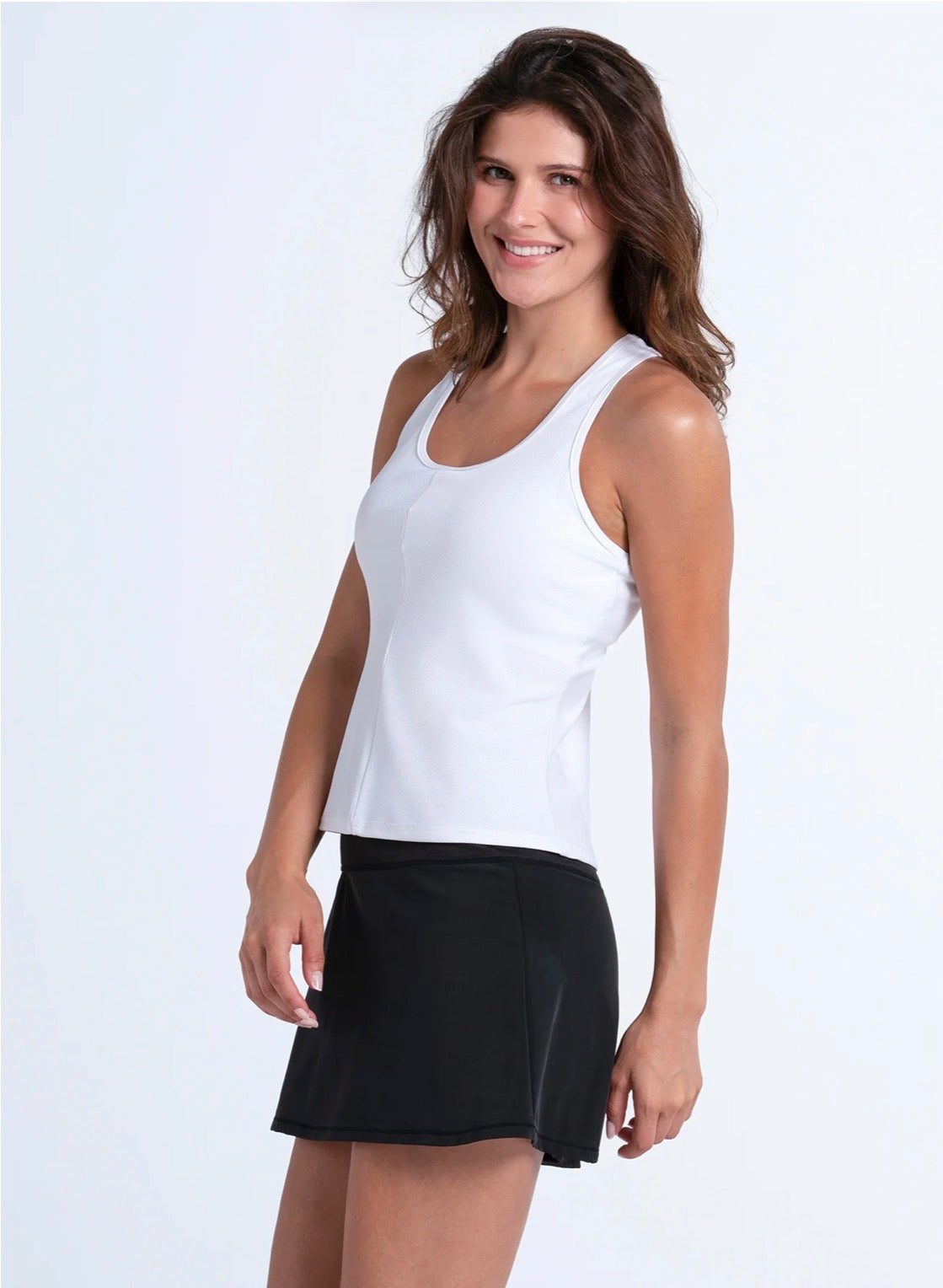Lucky in Love Scoop Neck Rib Tank