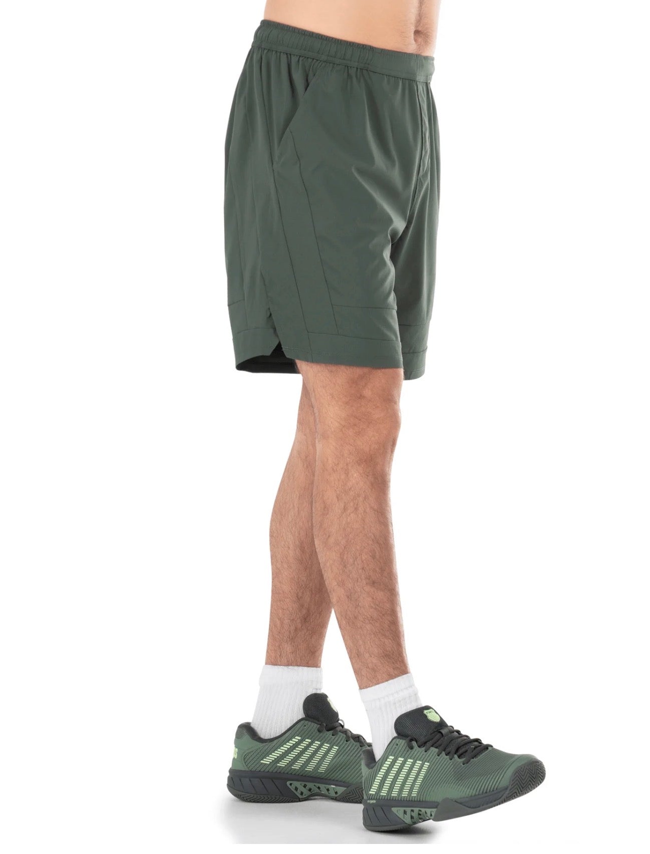 Men’s K-Swiss Rip Stop Shorts 7” - Coal