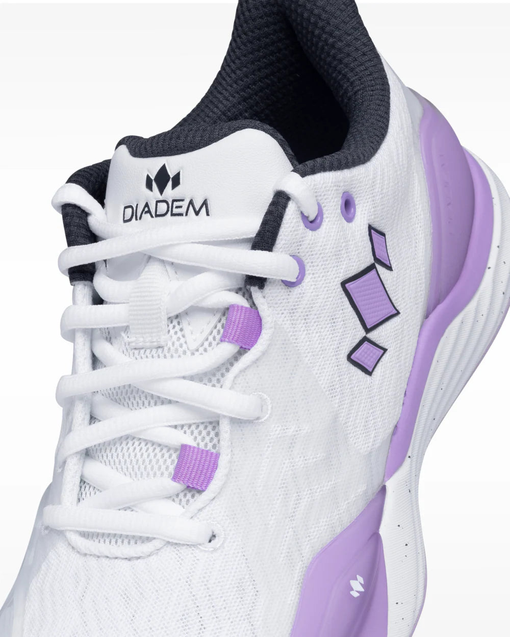 Diadem Court Burst Women’s Court Shoes (White/Purple)