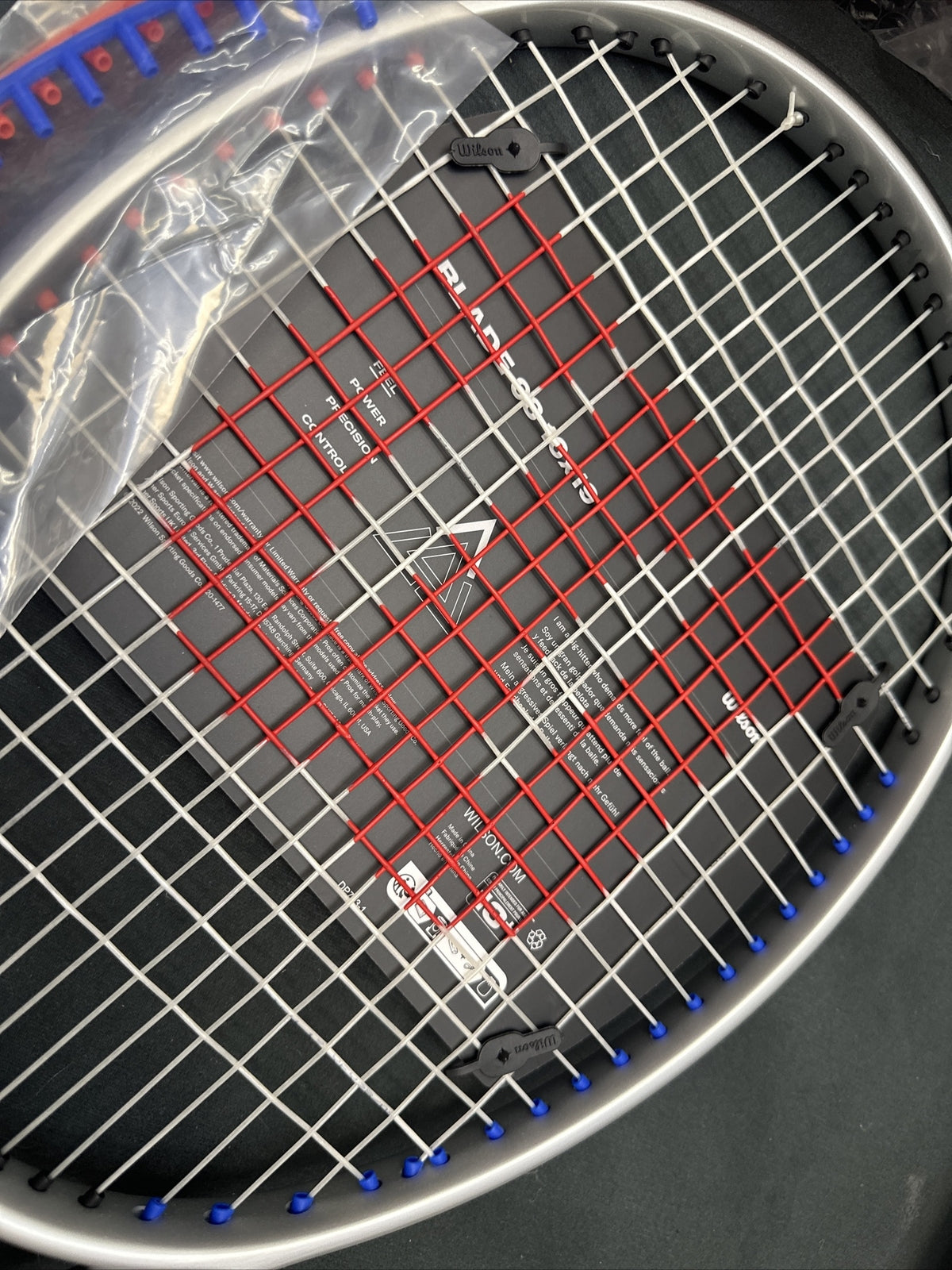 Wilson Blade 16x19 Laver Cup 2023 GripSize 4 3/8(L3)