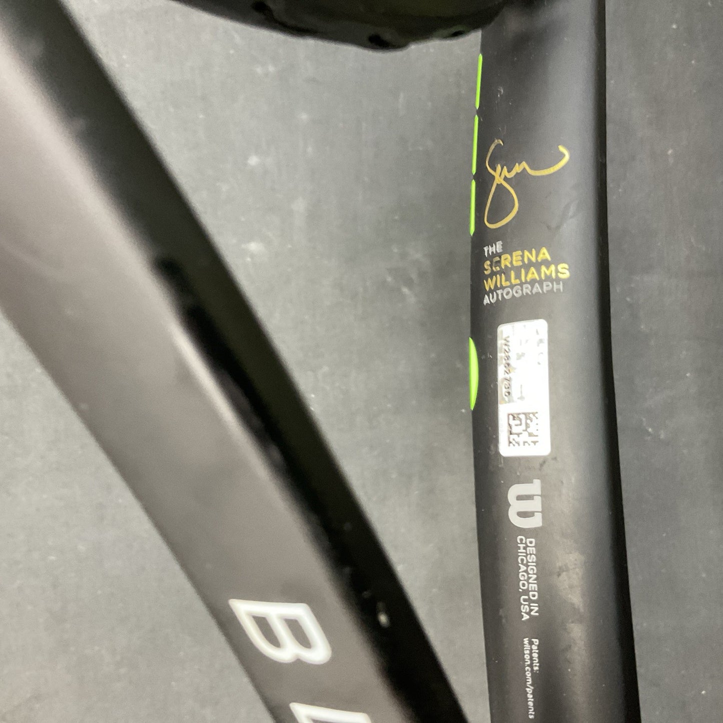 Wilson Balde 104 V7 Serena Williams Autograph Edition Grip Size 3