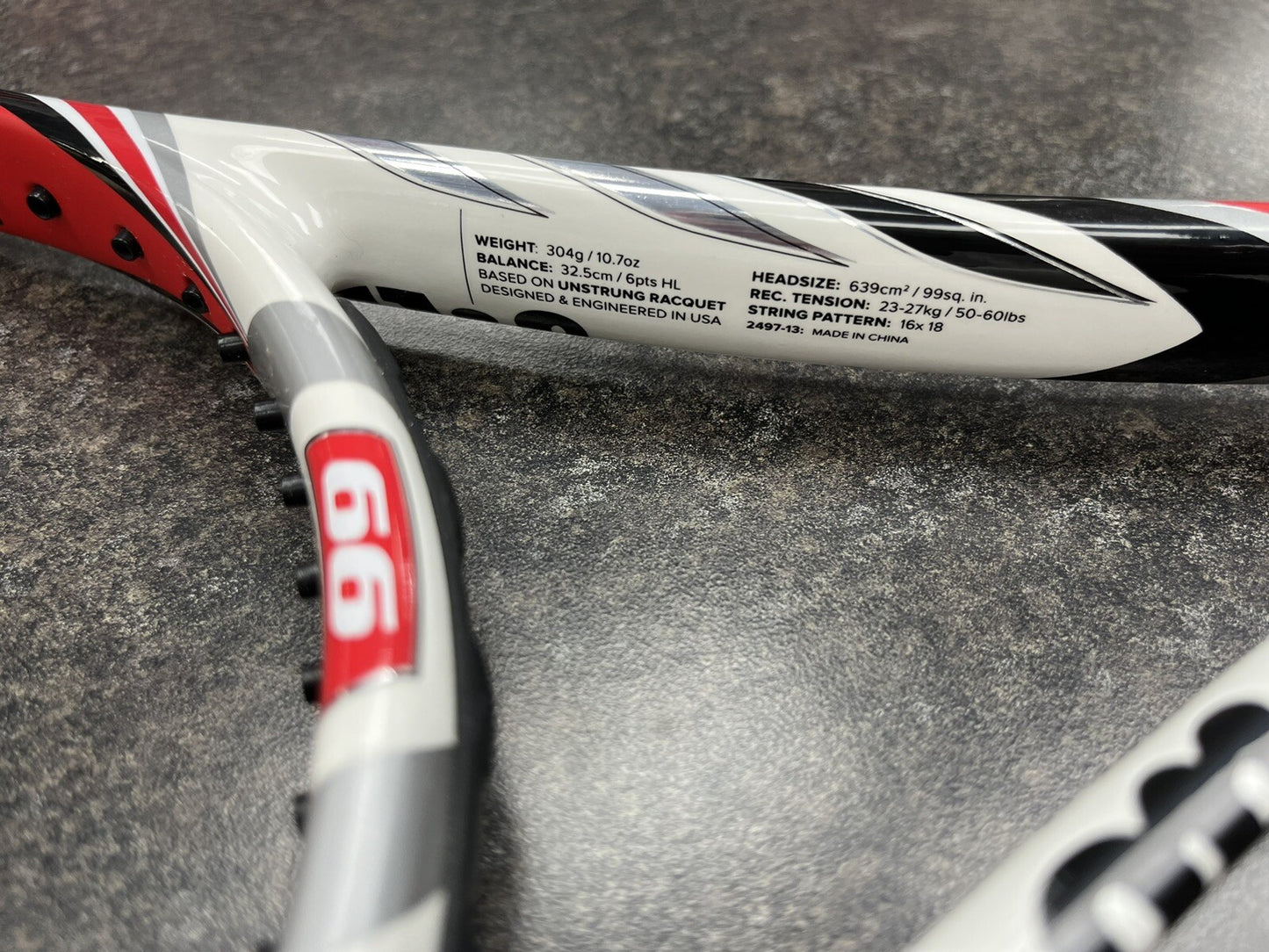 Wilson K-Blade 98 - Pro Stock Racket - Grip Size 4 3/8
