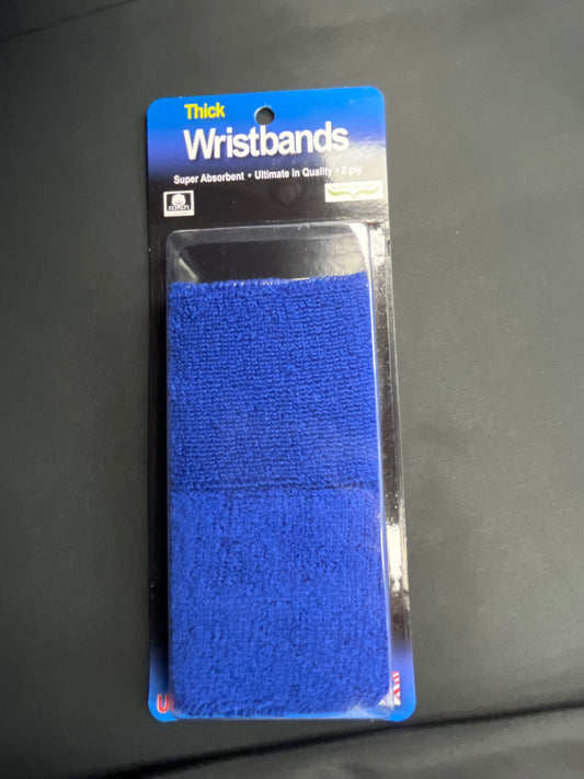 Thick Wristbands Dark Blue