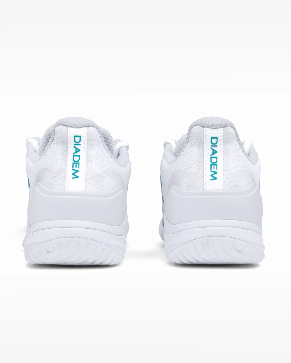 Diadem Court Burst Men’s Court Shoes (White/Teal)