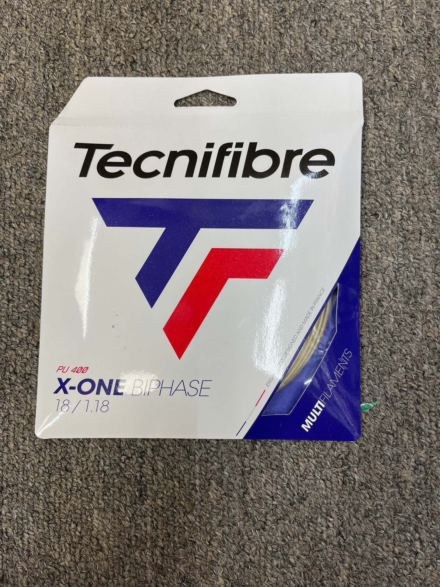 Tecnifibre X-One Biphase 18G/1.18mm Nat