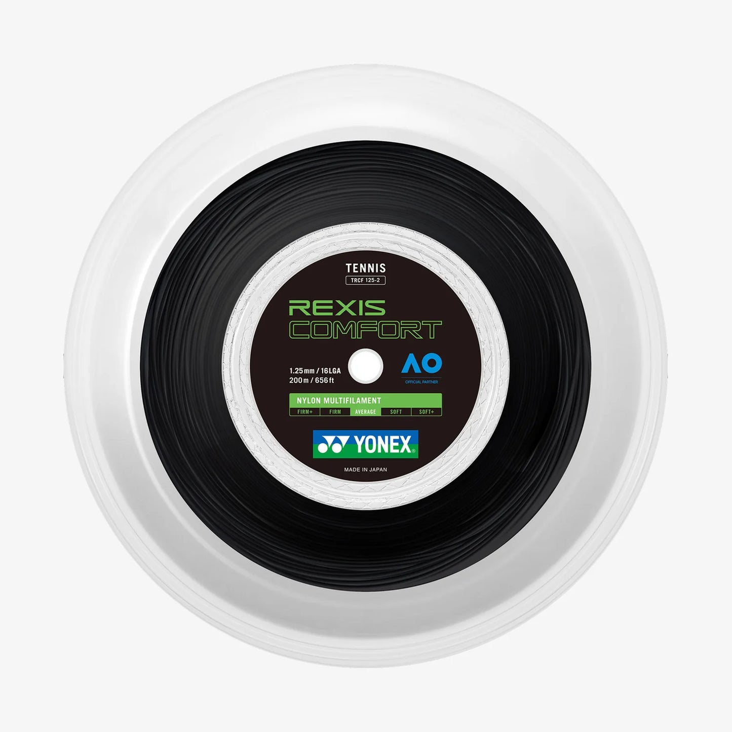 Yonex Rexis Comfort 1.25mm/16L Reel - Black