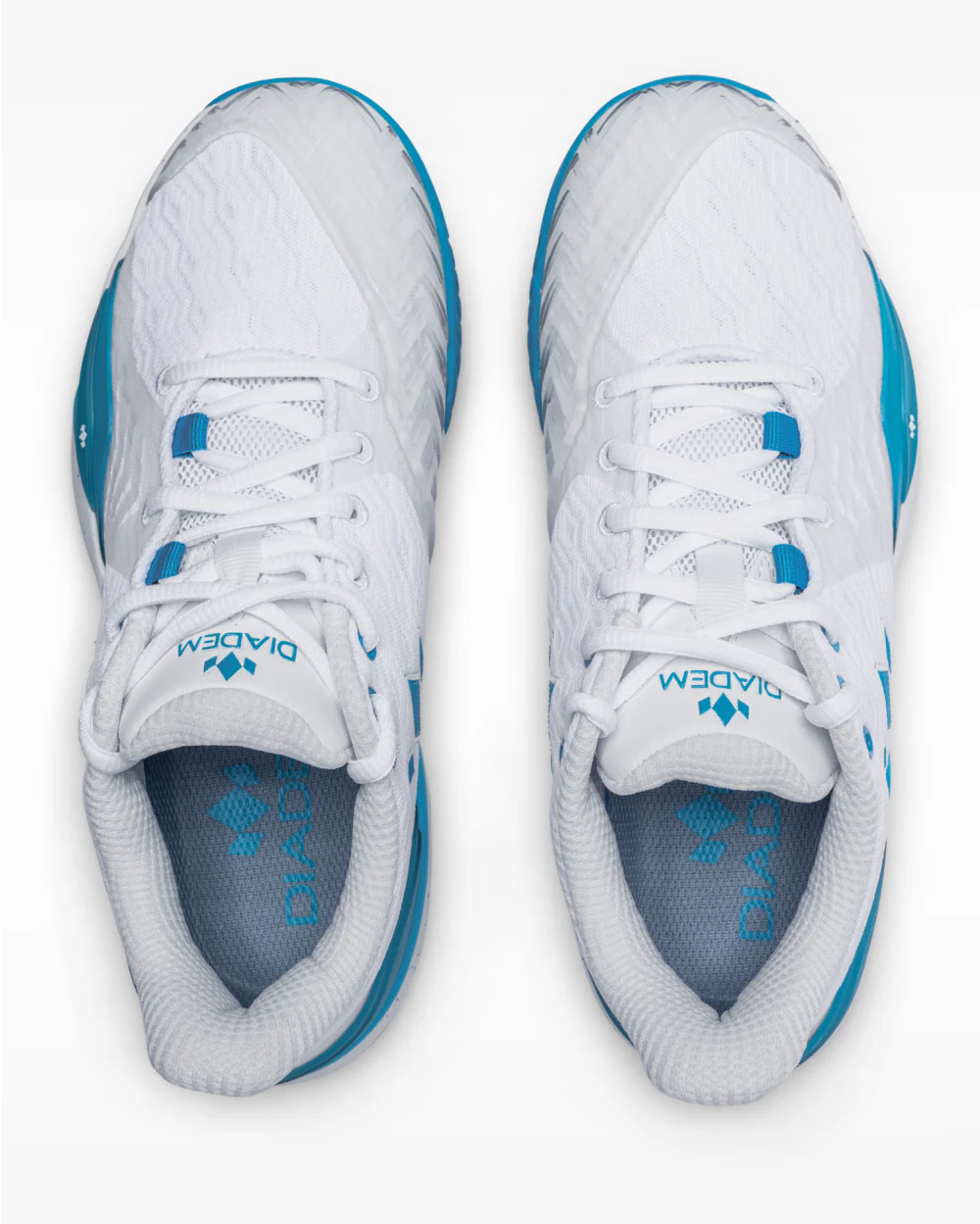 Diadem Court Burst Women’s Court Shoes (White/Blue)