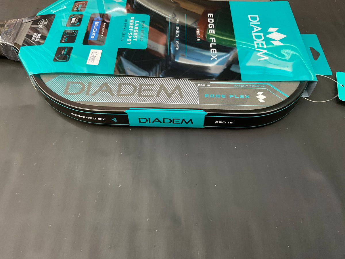 Diadem Edge Flex Pro 16 Pickleball Paddle(Teal)