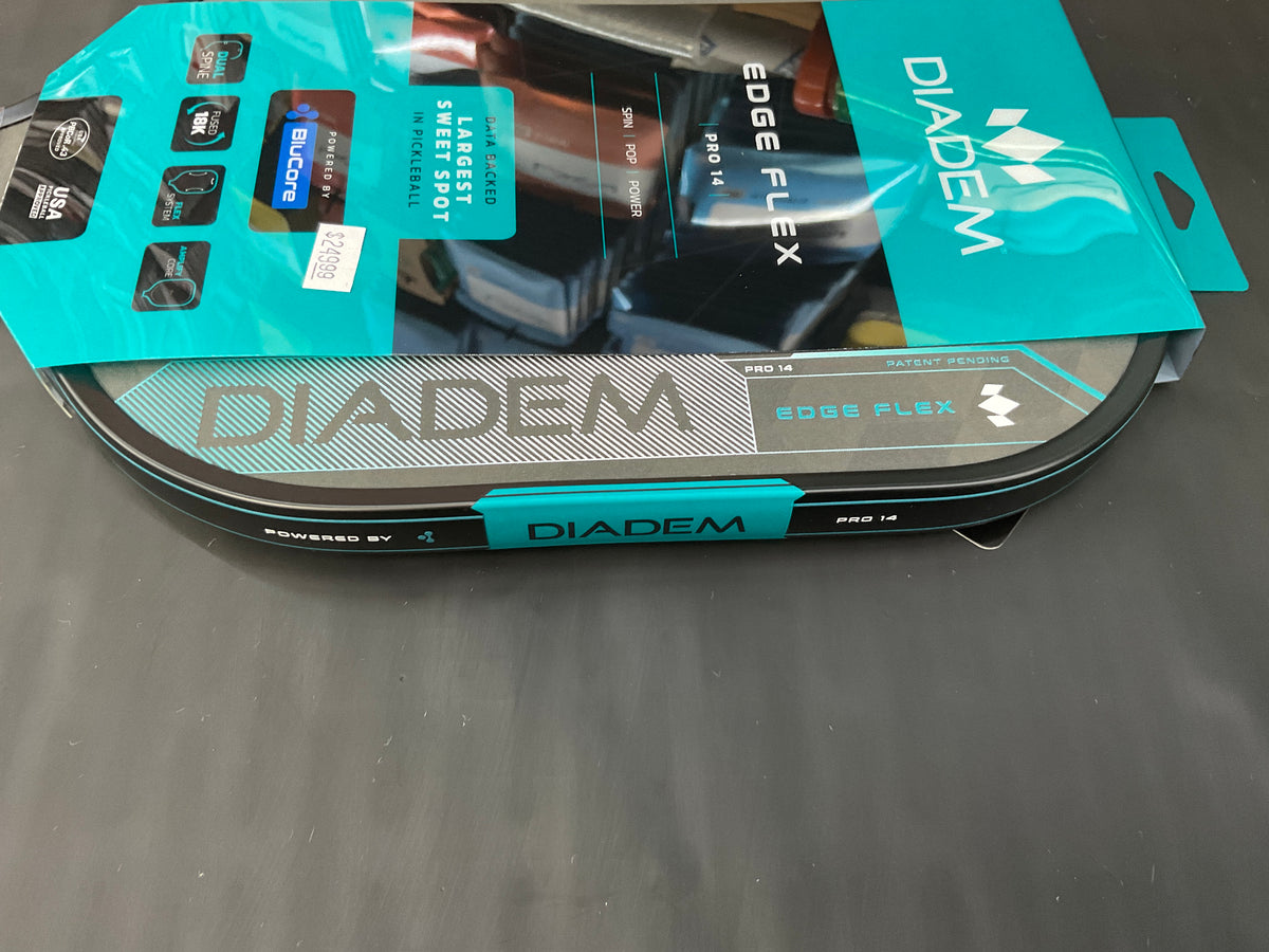 Diadem Edge Flex Pro 14 Pickleball Paddle(Teal)