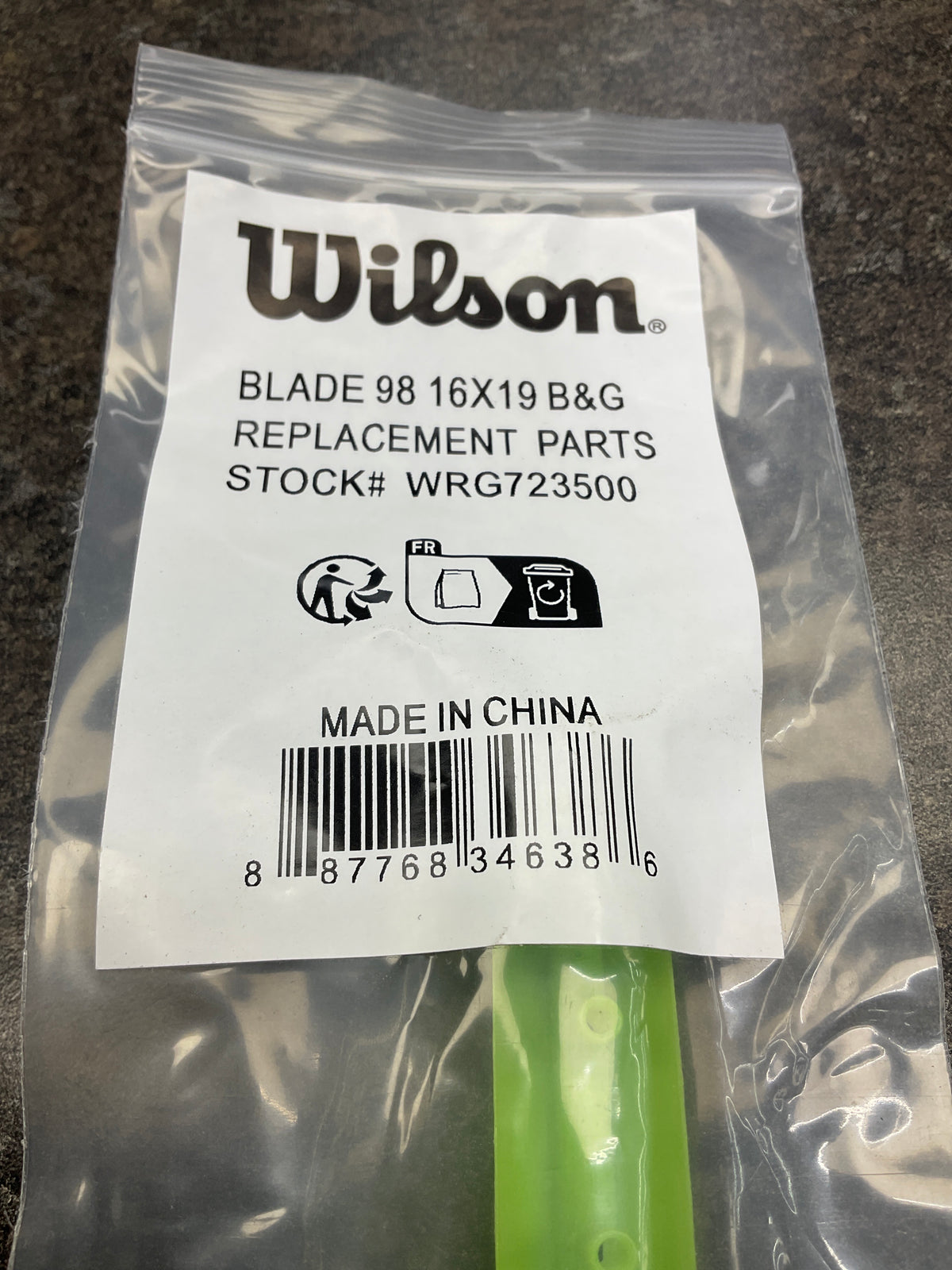 Bumperguard/Grommet Replacement Set for Wilson Blade 98 16x19 #WRG723500