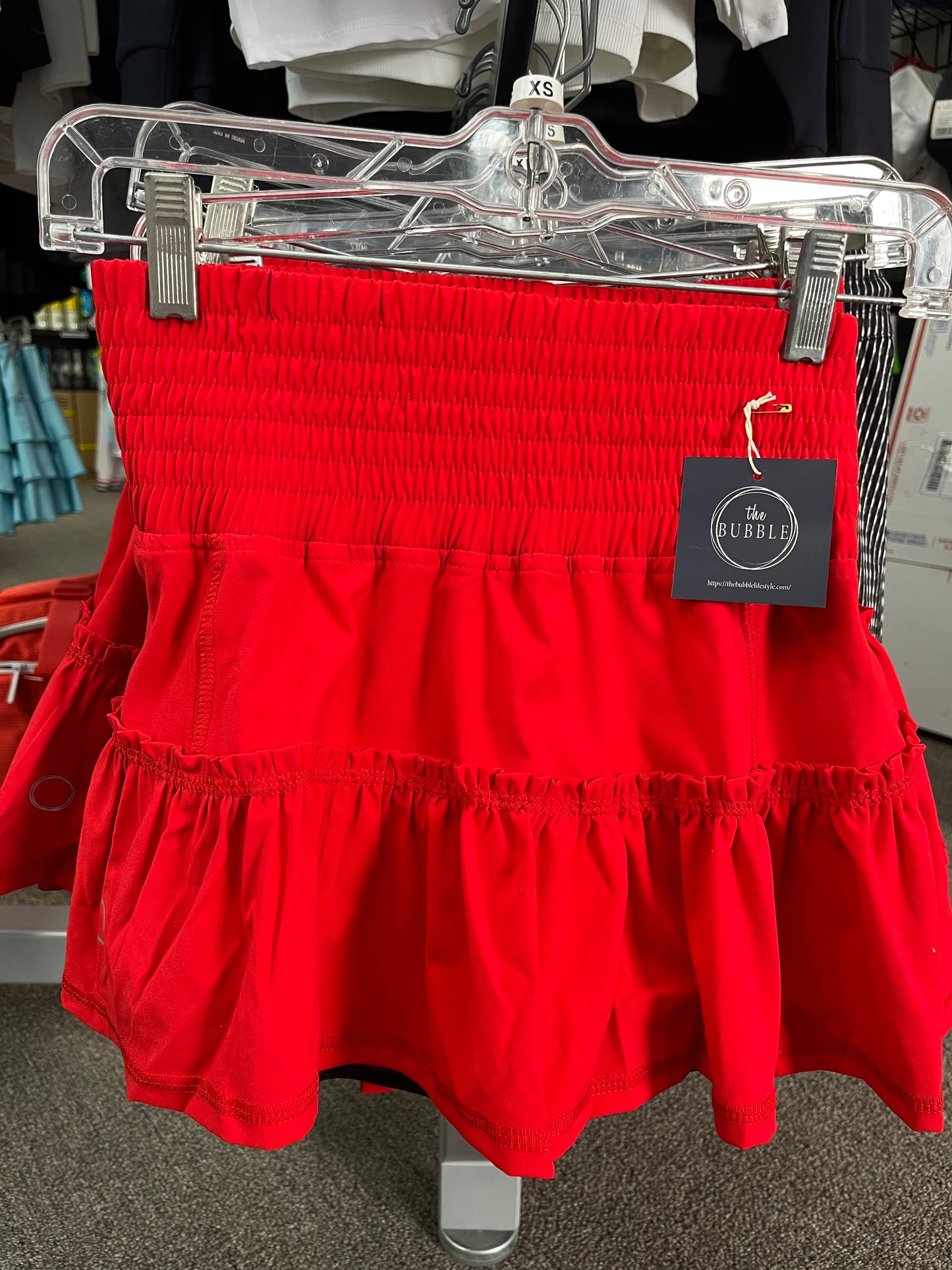 The Bubble Lawley Skirt Red