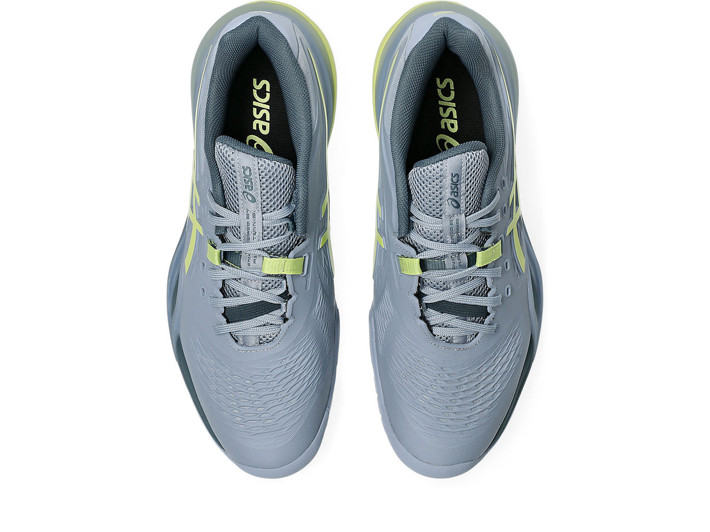 ASICS Gel-Resolution X Mens Court Shoes - Grey Blue/Pistachio
