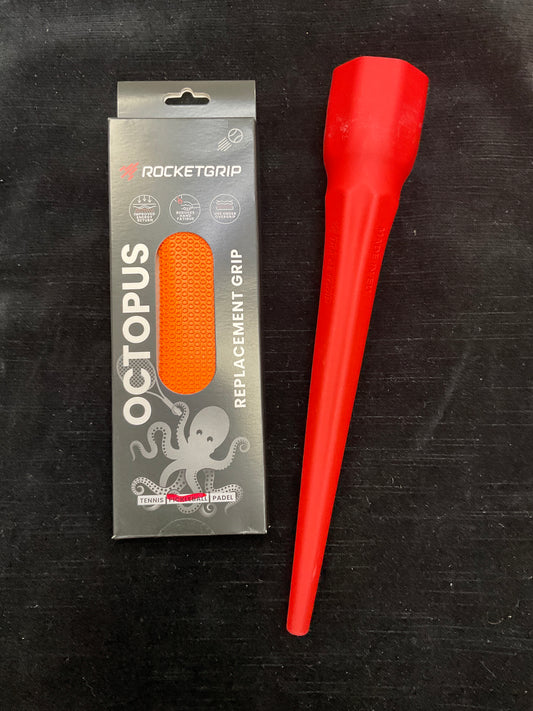RocketGrip Octopus Replacement Grip for Pickleball (ORANGE)