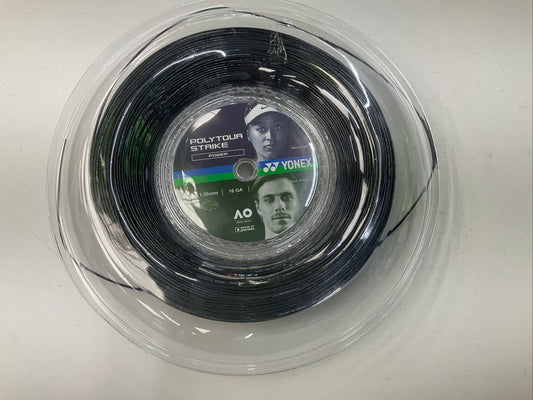 Yonex PolyTour Strike 1.30/16 GA/200m/656ft Tennis String Reel