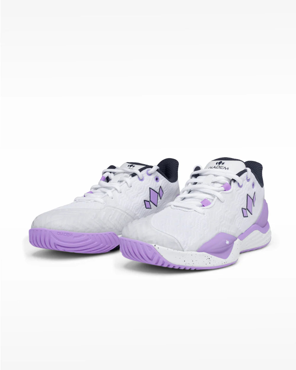 Diadem Court Burst Women’s Court Shoes (White/Purple)