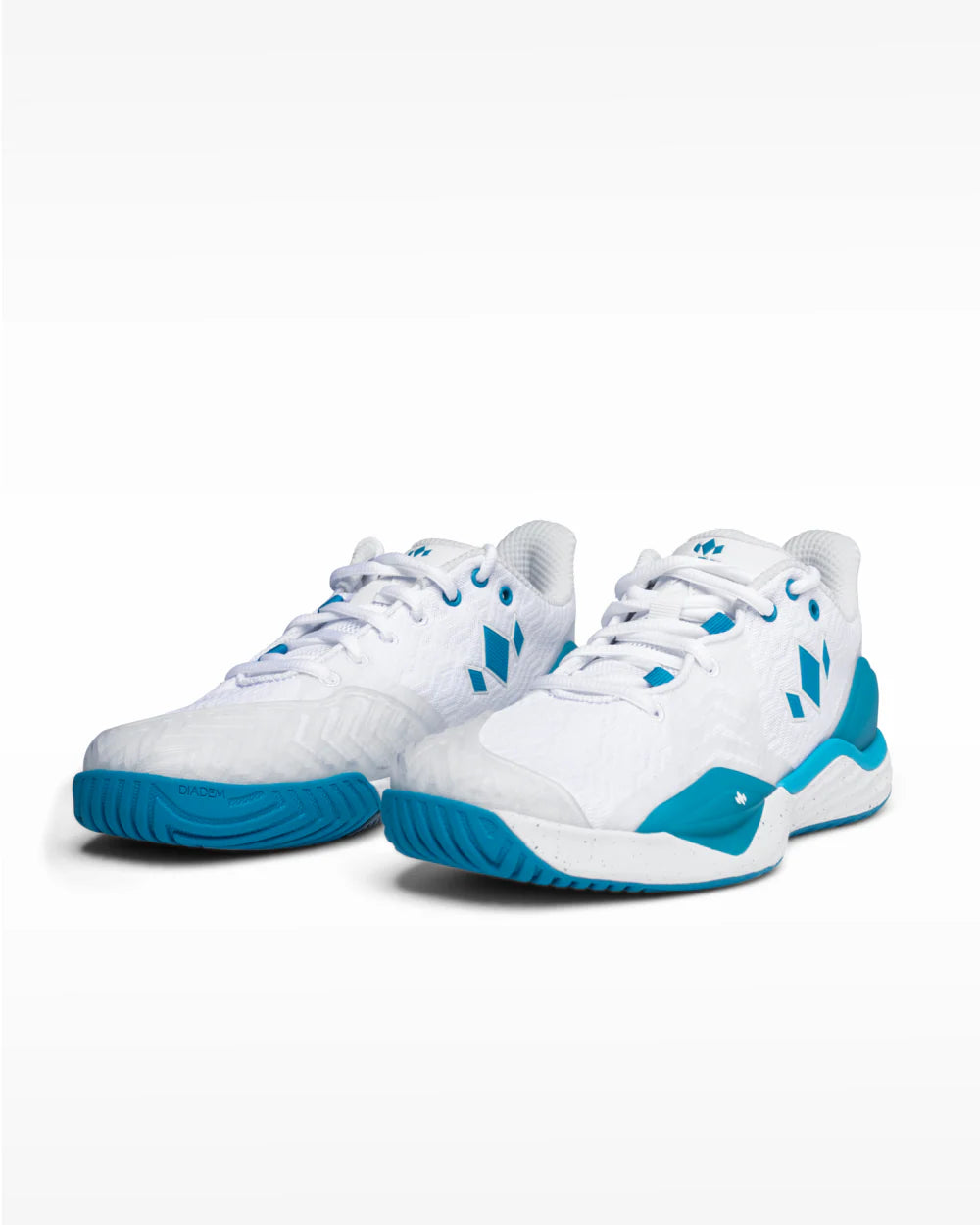 Diadem Court Burst Women’s Court Shoes (White/Blue)