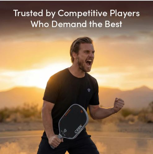CRBN TruFoam Barrage 4 Hybrid (Aero Curve) 14mm Pickleball Paddle