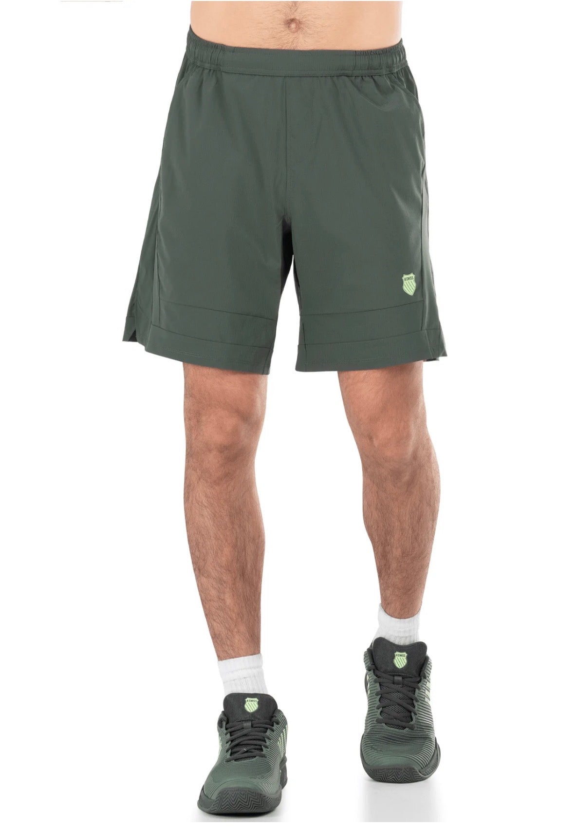 Men’s K-Swiss Rip Stop Shorts 7” - Coal