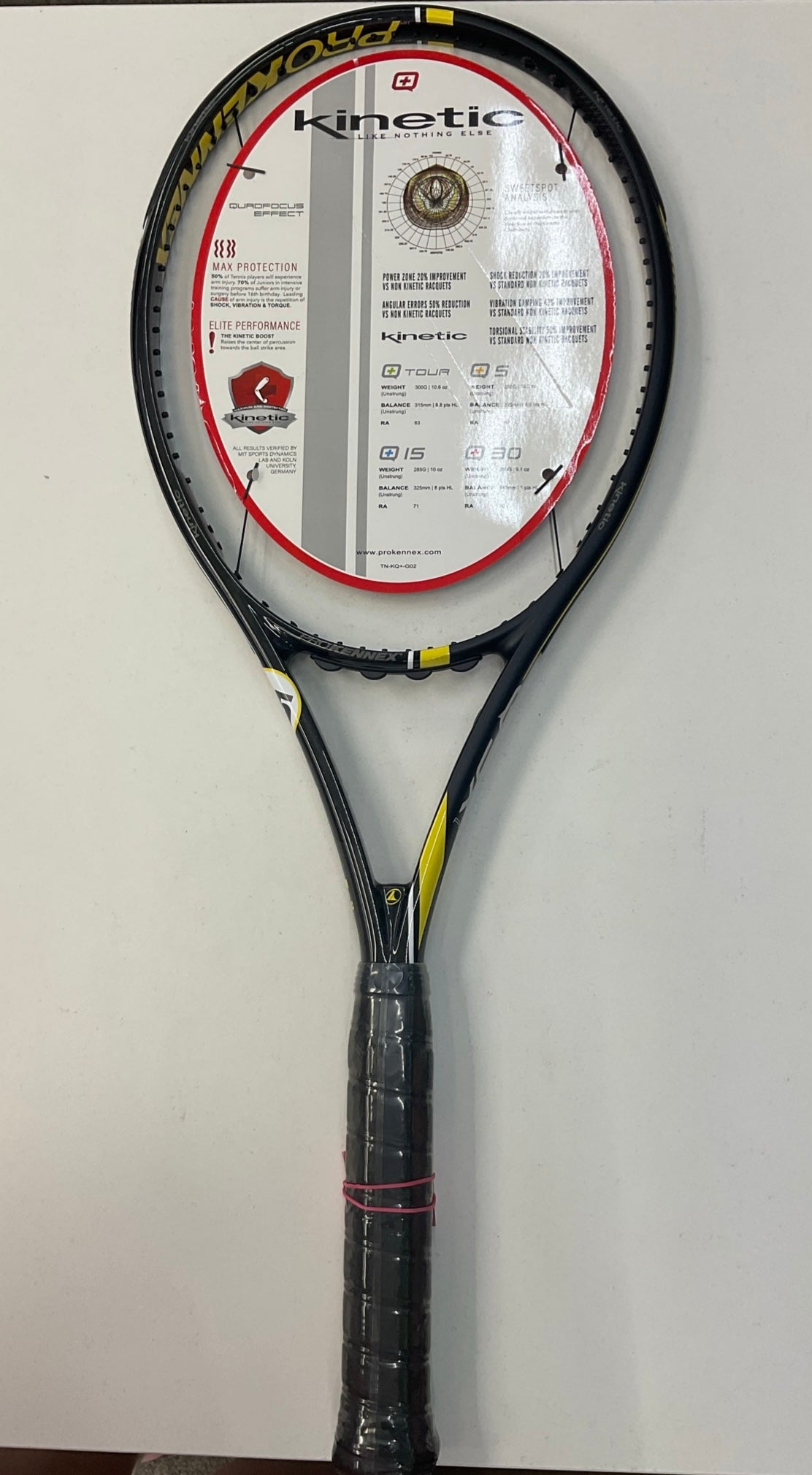 Pro Kennex Ki Q+5X Pro Grip Size 4 5/8 Tennis Racket