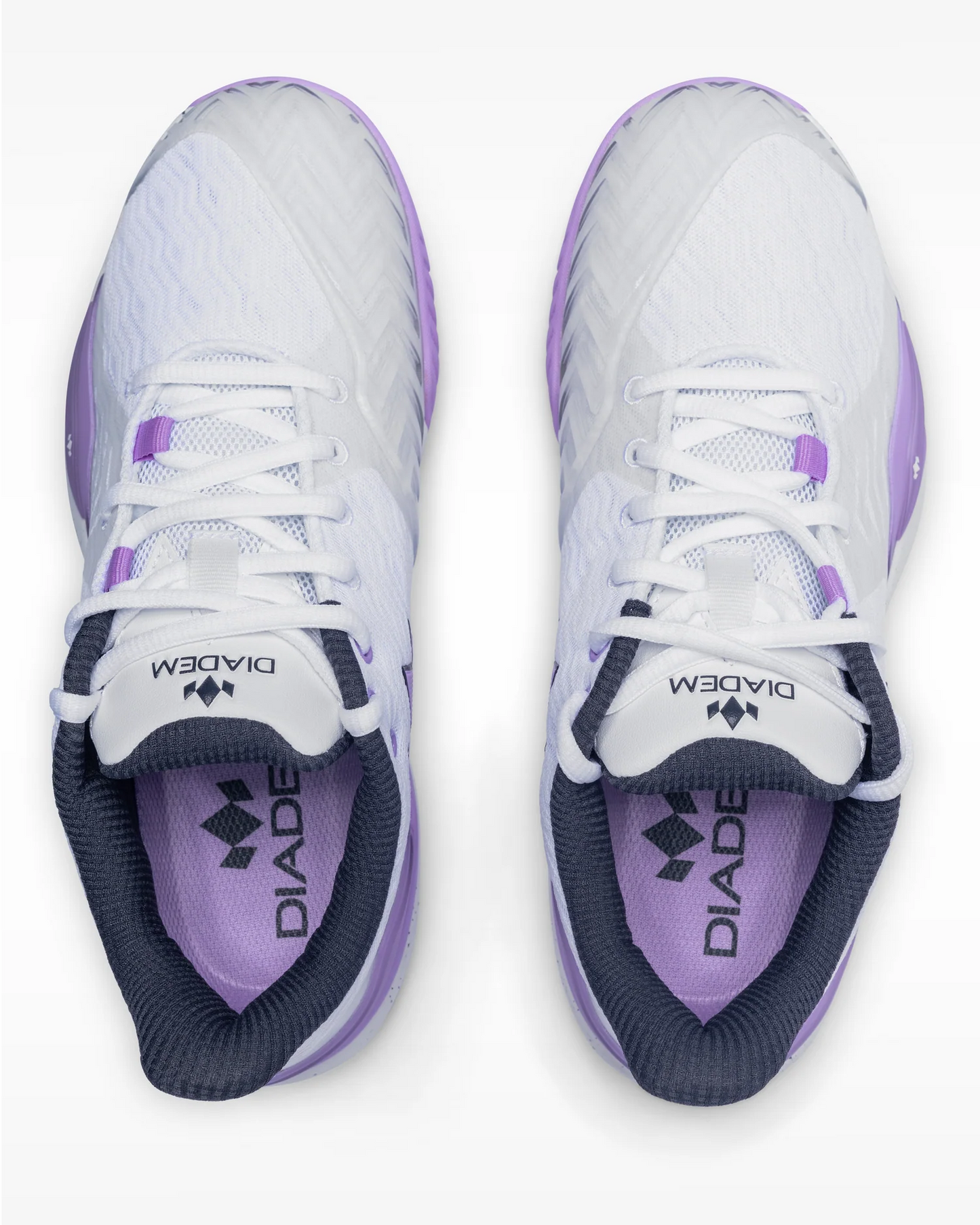 Diadem Court Burst Women’s Court Shoes (White/Purple)