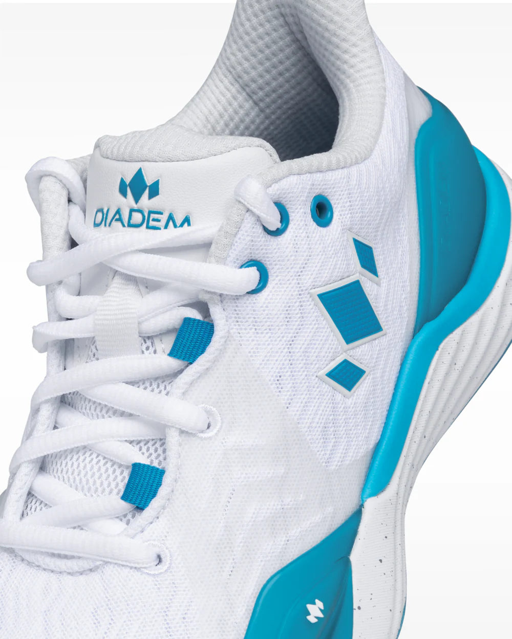 Diadem Court Burst Women’s Court Shoes (White/Blue)