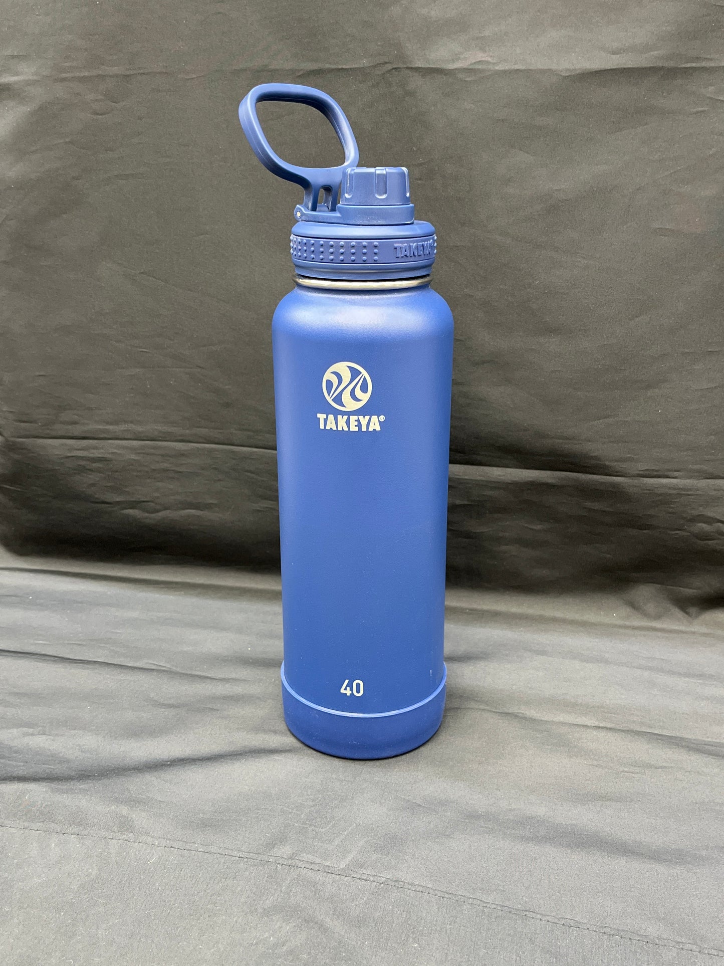 Takeya Water Bottle 40oz Dark Blue