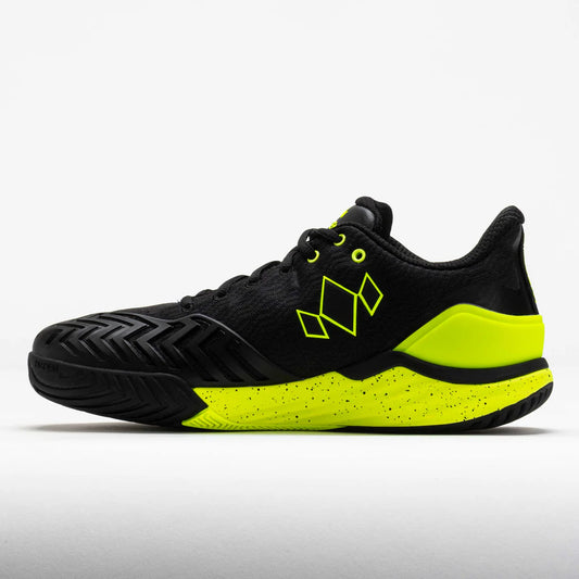 Court Burst Black and Yellow Men's Tennis Shoe