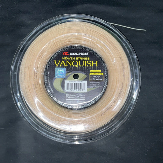Solinco Vanquish 15L Gauge 1.35mm 656ft/200m Tennis String Reel