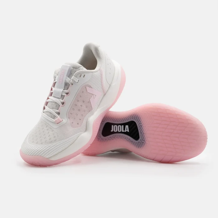 Joola R4LLY Women’s Pickleball Shoes White/Light Pink