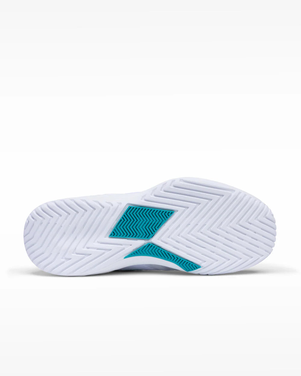 Diadem Court Burst Men’s Court Shoes (White/Teal)