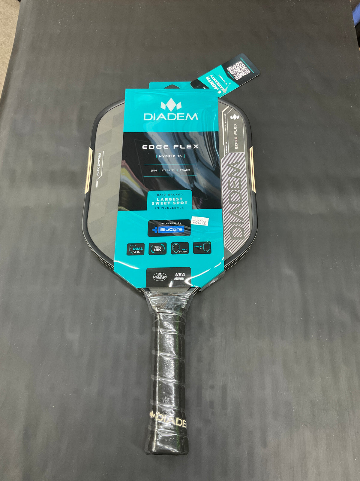 Diadem Edge Flex Hybrid 16 Pickleball Paddle(Sand)