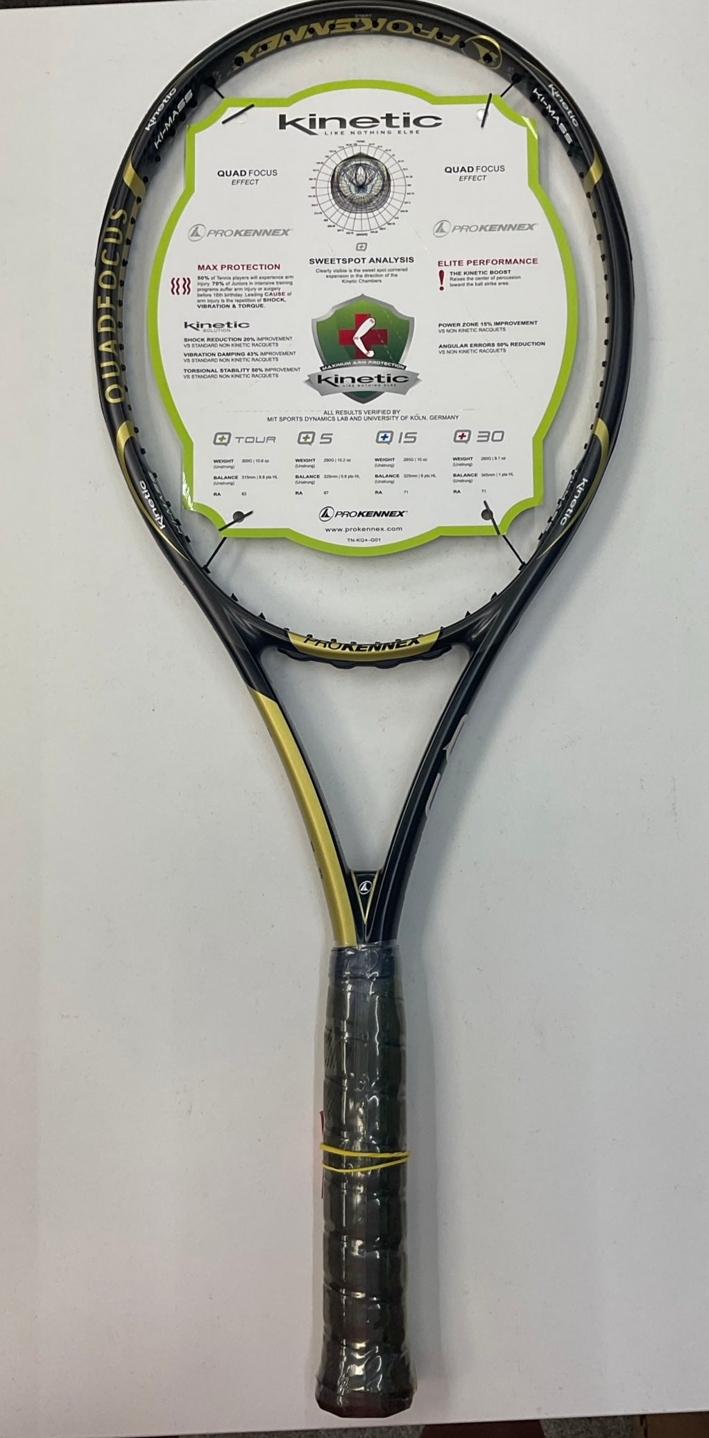 Pro Kennex Ki Q+5 Pro Grip Size 4 5/8