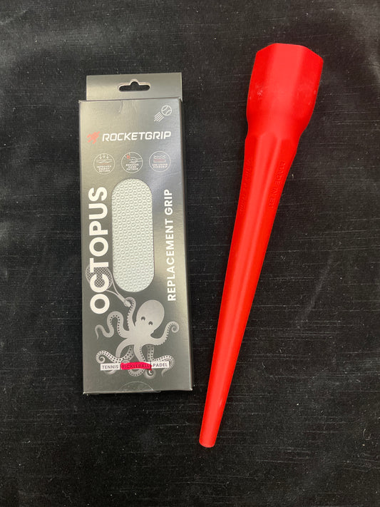 RocketGrip Octopus Replacement Grip for Pickleball (GRAY)