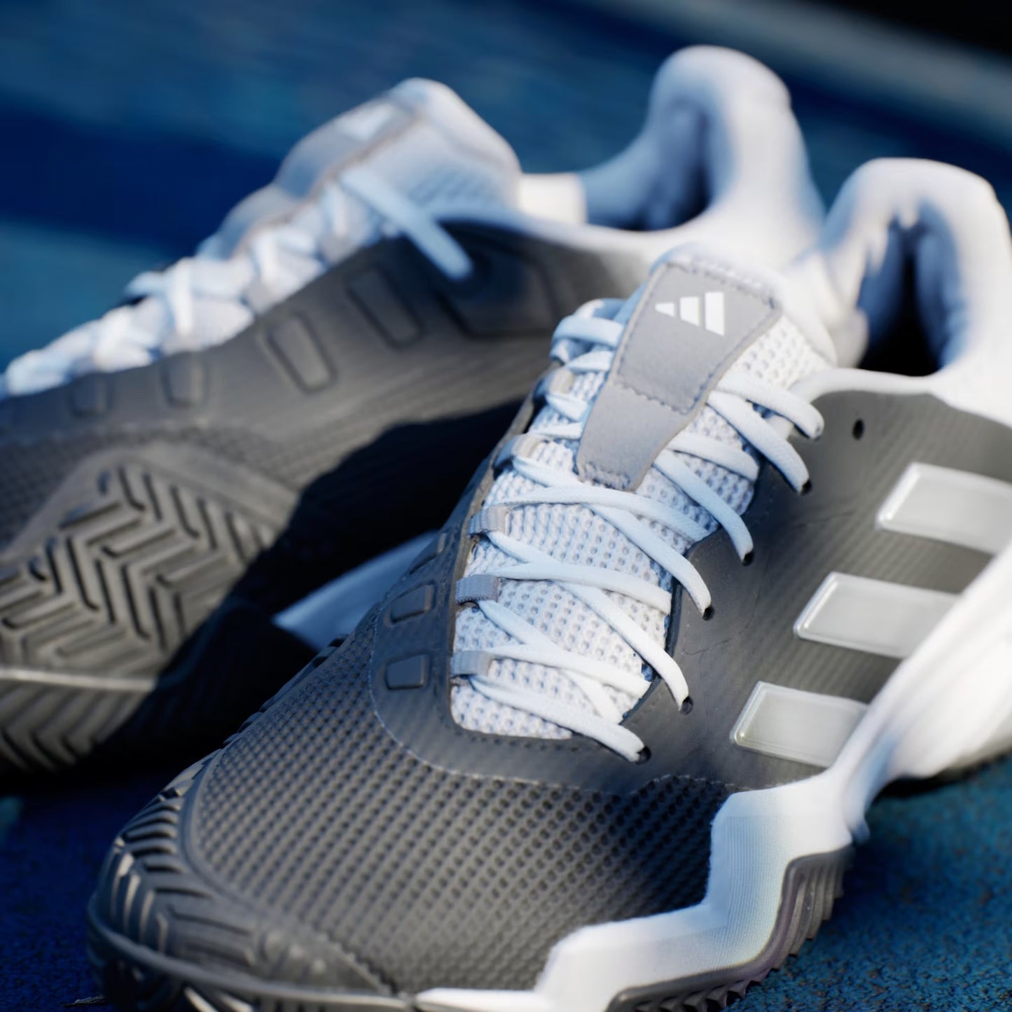 Men’s Adidas Barricade 13 Tennis Court Shoes- Black