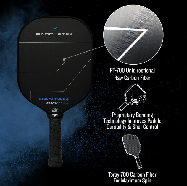 Paddletek Bantam ESQ-C 14.3 mm Pickleball Paddle