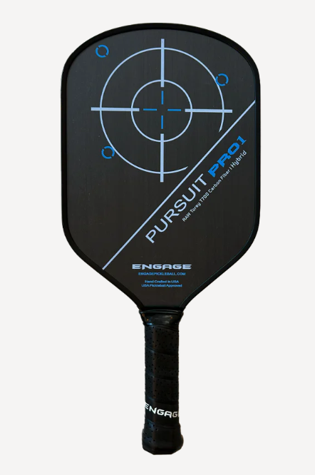 Engage Pursuit Pro1 Hybrid Raw T700 Carbon Fiber Pickleball Paddle